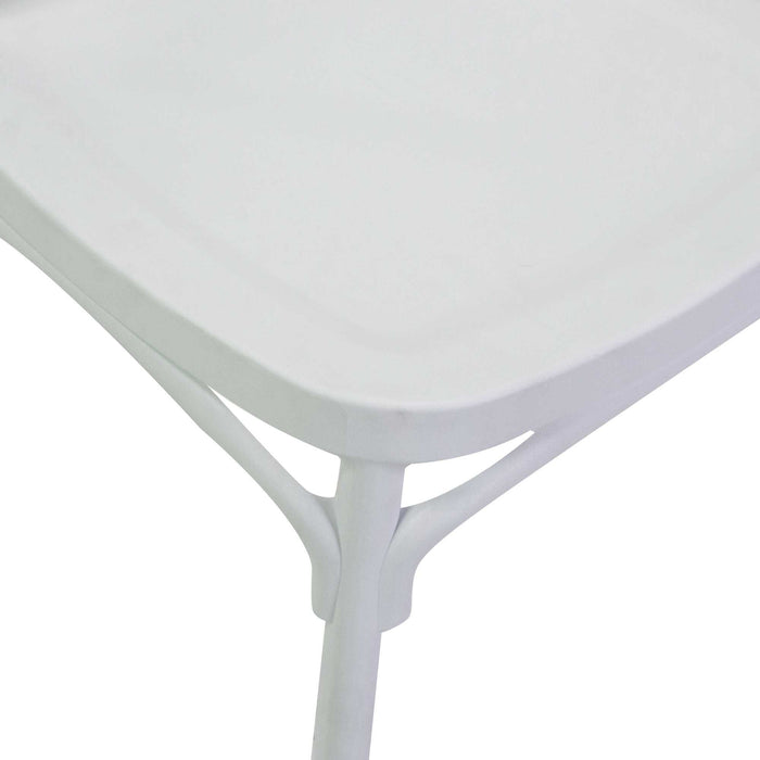 Sedia 47x51xh90 cm in Plastica Cross Bianco