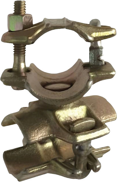 GIUNTO A FUSIONE GIREVOLE PER PONTEGGI con 2 bulloni e 2 perni