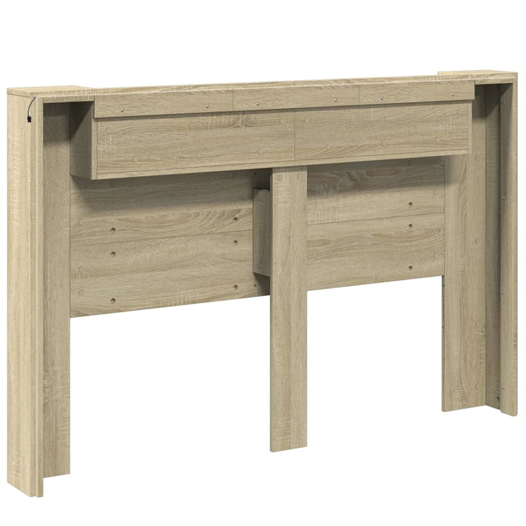 Testiera-Testata-Testiera Decorativa Rovere Sonoma 160 x 16,5 x 103,5 cm Legno multistrato