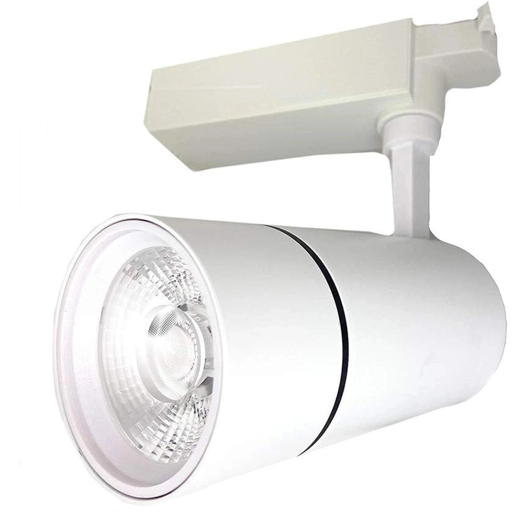 Trade Shop - Faretto Da Binario Led Cob 30 W Bianco Faro Soffitto Proiettore Luce F-30w-07ac -