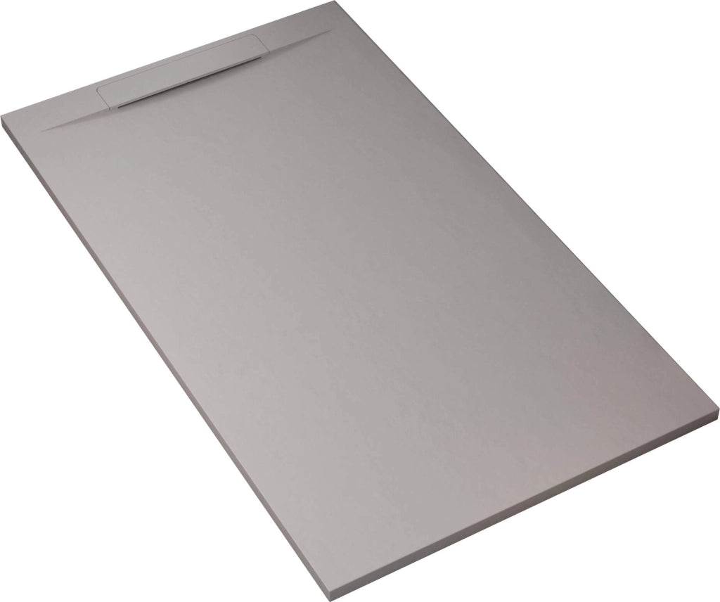 Piatto Doccia in Pietra 80x200 cm Bonussi Ardesia Calcutta Grigio Chiaro