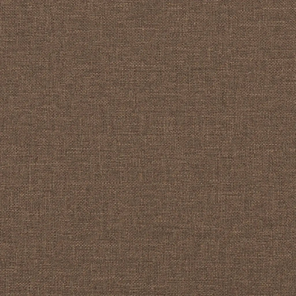 Poltrona | Sedia Relax con Poggiapiedi Marrone 60 cm in Tessuto