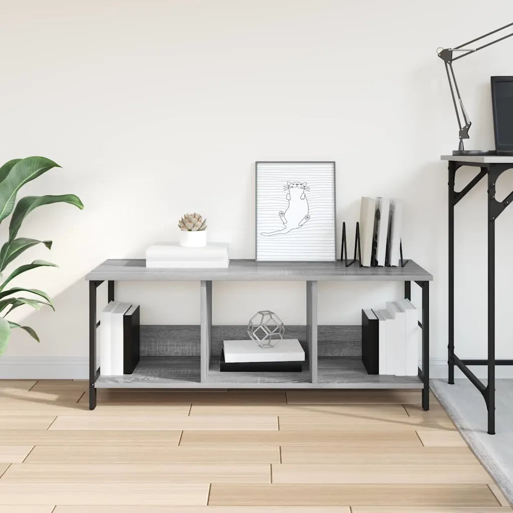 Libreria Grigio Sonoma 102 x 32 x 40,5 cm Legno multistrato