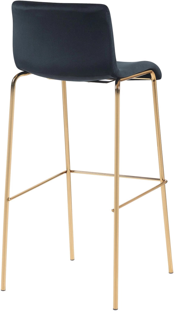 Barhocker Hoover Samt 4-FuЯ Gold