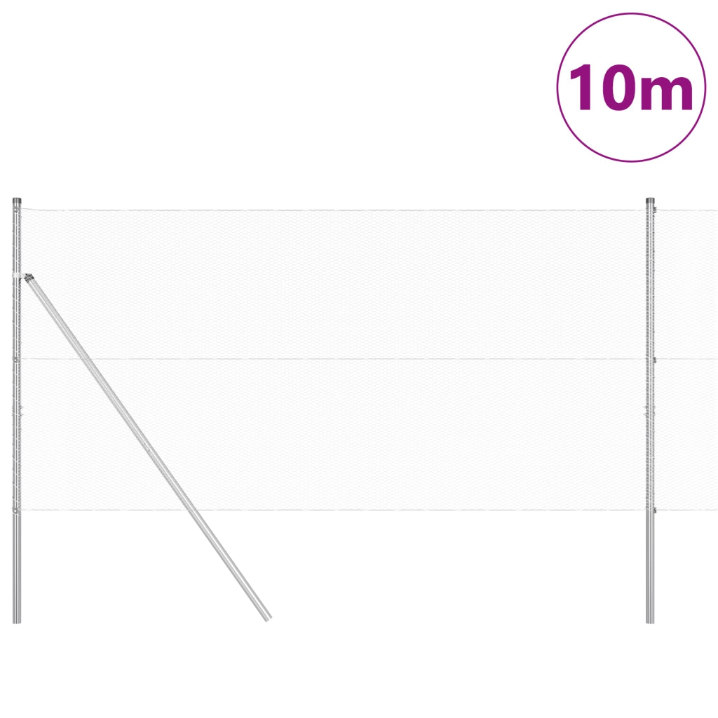 Recinzione Esagonale  1.4x10 m Acciaio Zincato