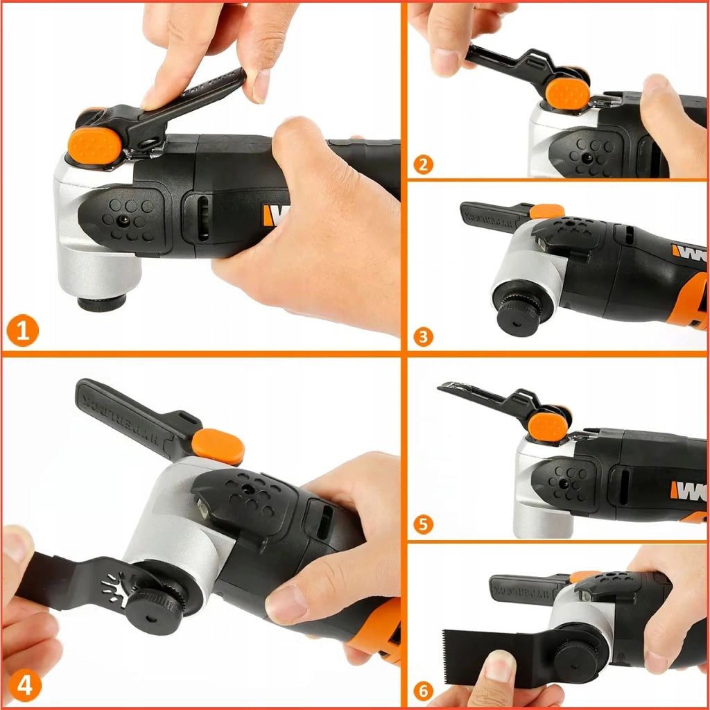Set di Lame HCS Multiuso Rosfix MultiSaw 20 – Alta Qualità, Compatibile con Multitool Bosch, Makita, Fein