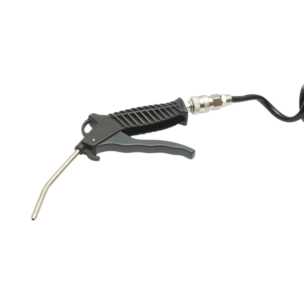 Pistola di soffiaggio ad aria compressa con ugello da 120 mm, tubo a spirale in PU da 5 m e connettore rapido a T
