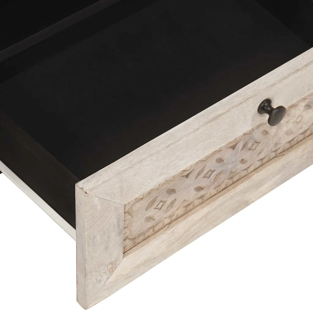 Unità TV con cassetto Bianco 80 x 33 x 46 cm Legno multistrato 4018133