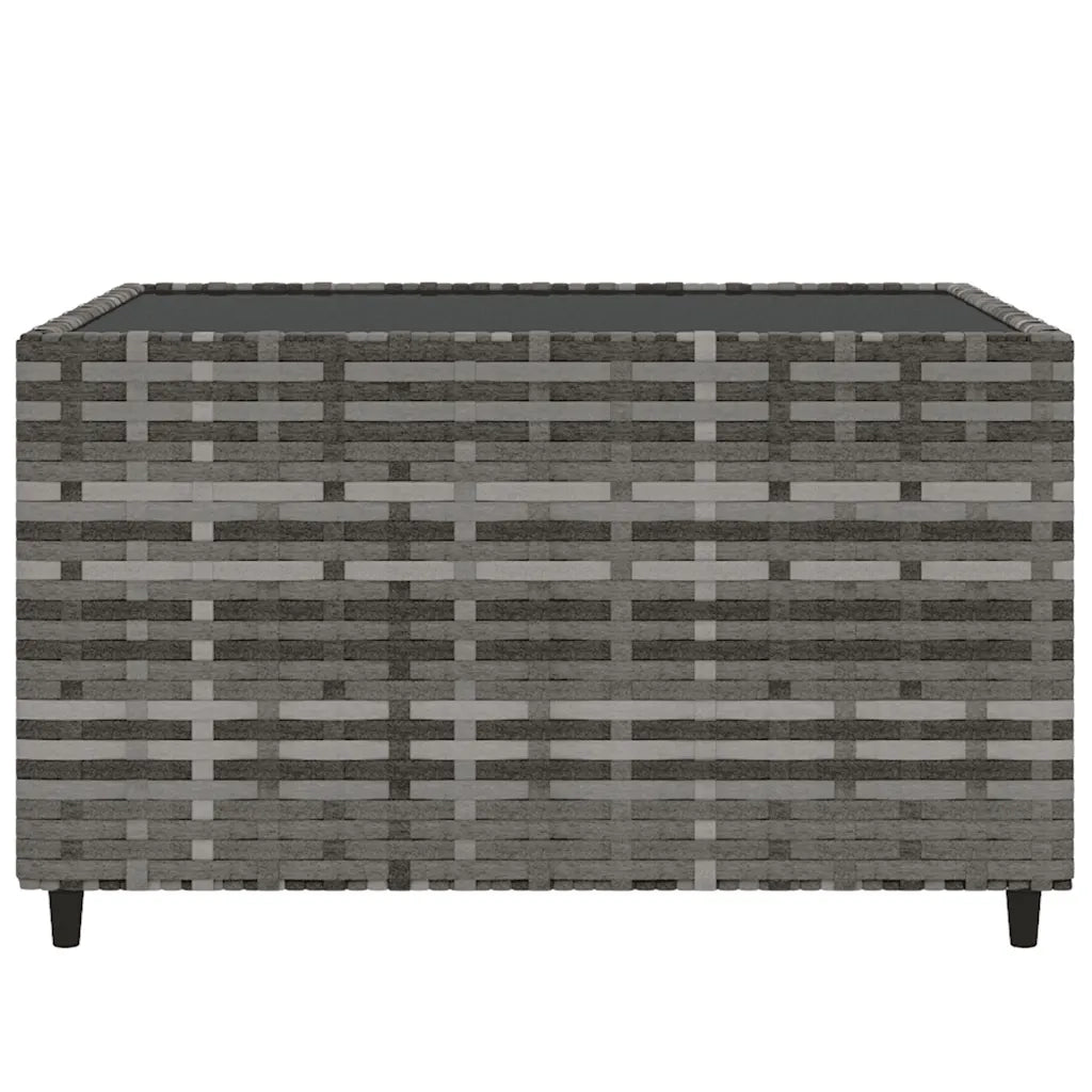 Set Divani da Giardino 4 pz | Set Salotto da Giardino con Cuscini in Polyrattan Grigio