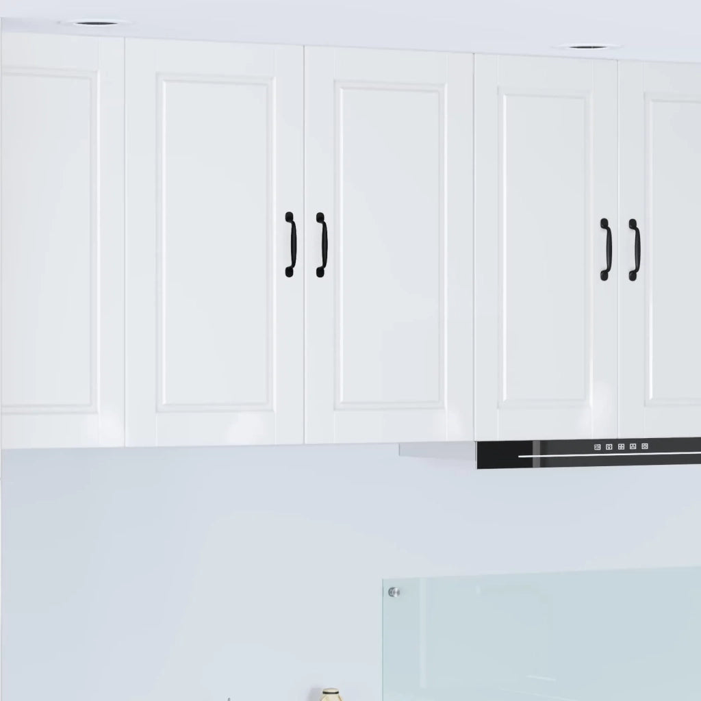 Mobile da cucina con lo scaffale-Armadio da cucina Bianco Lucido 80 x 31 x 80 cm 679721