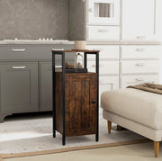 Tavolino 34x30x80 cm marrone con anta magnetica