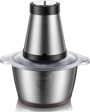 Molinello di carne compattato - Professionale - Elettrico - Acciaio inossidabile - Capacità 2L - Grigio