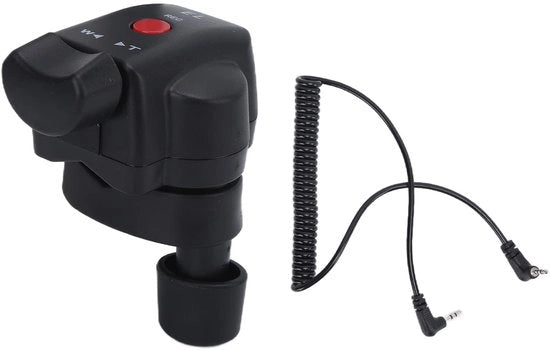 Controllatore Zoom per Camcorder - Regolazione della Zoom e Ripresa Video - Compatto e Facile da Usare - Cavo Jack 2,5 mm - Adatto per Sony - Ideale