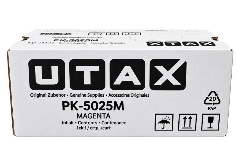 ORIGINAL Utax toner magenta PK-5025M 1T0C0DBUT0 ~3200 Seiten