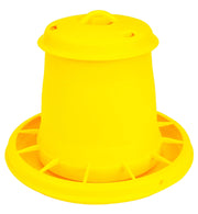 MANGIATOIA TRAMOGGIA PER POLLI CON ANTISPRECO Ø cm. 28x25 h  lt. 5,25 (kg. 3,5)