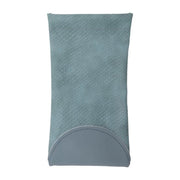 Etui per occhiali da sole con chiusura a click - impermeabile - imbottito di velluto - dimensioni 6,89x3,54 cm