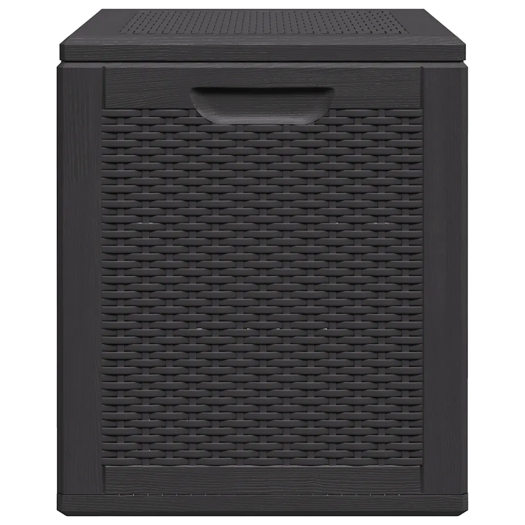 Baule da Giardino 90 L Nero in Rattan PP CFW3114080