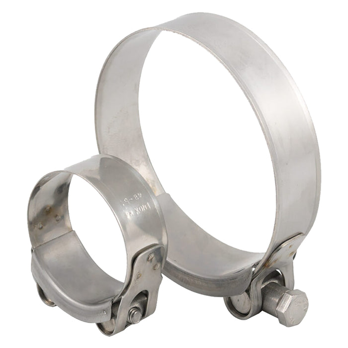 FASCETTA A MORSETTO ø 56 - 59 - banda 22 mm - vite M8- 20 pezzi  - UNIKO