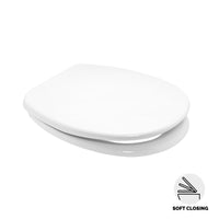 SEDILE WC UNIVERSALE SOFT-CLOSING SORRENTO- Bianco- CW- pezzi 1