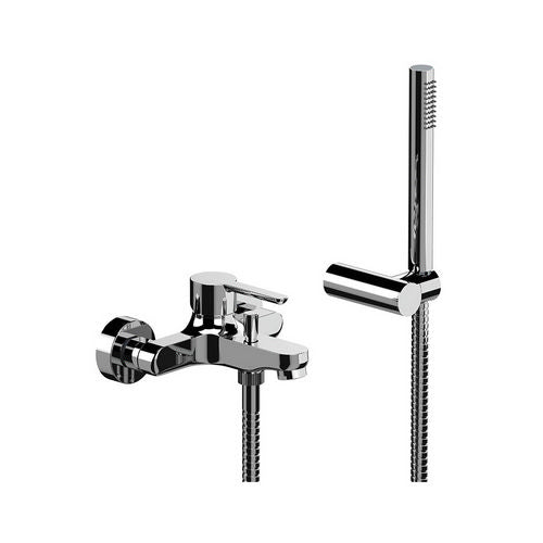 MISCELATORE MONOCOMANDO VASCA CON ACCESSORI LINEA ACTION- Cromo- MARIA- pezzi 1