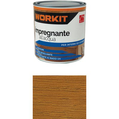 IMPREGNANTE ACQUA WORKIT - CASTAGNO ML 750- 6 pezzi