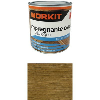 IMPREGNANTE CEROSO ACQUA WORKIT - NOCE SCURO ML 750- 6 pezzi