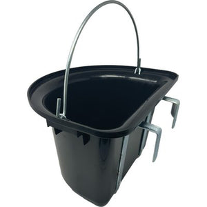 MANGIATOIA CAVALLI STACCIONATA PESANTE - PLASTICA/METALLO CM 39X36 H.CM 26- 1 pezzi