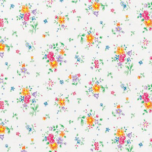 PLASTICA ADESIVA 2494 HOME DECO - FIORATO BIANCO H.CM 45 L.MT 15- 1 pezzi