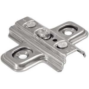 BASETTA CERNIERA INCASSO F550 DANCO - ACC NICH REGOLABILE H.MM 0 MM 44X52- 20 pezzi