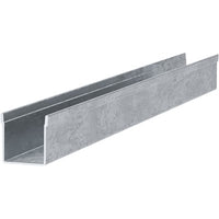 GUIDA X TAPPARELLE - ZINCATA S.MM 0,8 MM 19X27 H.CM 270- 12 pezzi