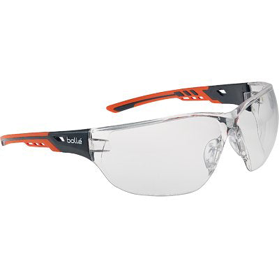 OCCHIALE SICUREZZA NESS PLUS BOLLE - PC LENTE TRASPARENTE- 2 pezzi