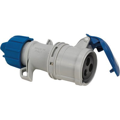 PRESA MOBILE INDUSTRIALE BLU FME - 2P+T 16A IP55- 2 pezzi