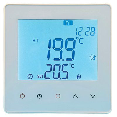 CRONOTERMOSTATO QUBO TOUCH V2 BRAVO - 5/35Â°C LCD 3,1 MM 86X86X28- 1 pezzi
