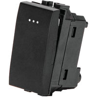 PULSANTE UNIPOLARE ABL - NERO VOLT 250 A 16- 8 pezzi