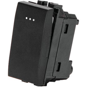 PULSANTE UNIPOLARE ABL - NERO VOLT 250 A 16- 8 pezzi