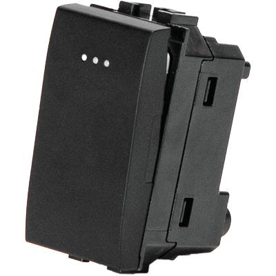 PULSANTE UNIPOLARE ABL - NERO VOLT 250 A 16- 8 pezzi