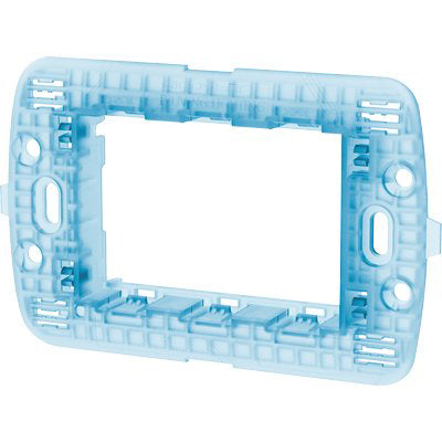 SUPPORTO FRUTTI ABL - PC BLU POSTI 3- 8 pezzi