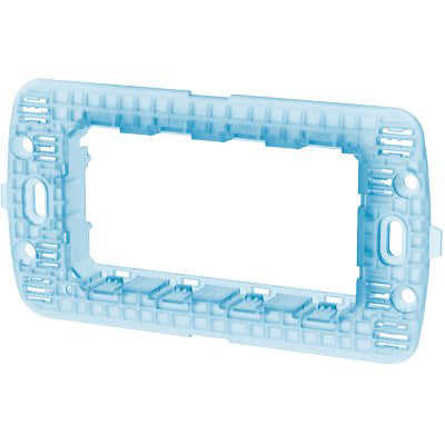 SUPPORTO FRUTTI ABL - PC BLU POSTI 4- 8 pezzi