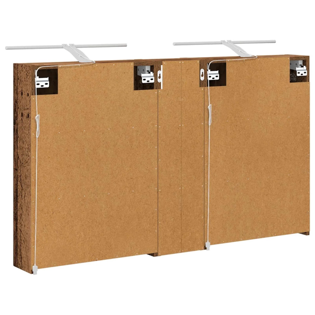 Set di Armadi da Bagno con lo scaffale 3 pcs 120 x 14,5 x 70 cm