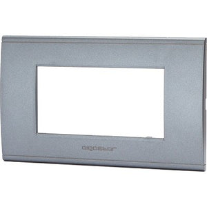 PLACCA COPRIFRUTTI ABL - GRIGIO SCURO POSTI 4 MM 140X85- 8 pezzi