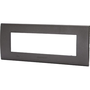 PLACCA COPRIFRUTTI ABL - NERO POSTI 7 MM 208X85- 8 pezzi