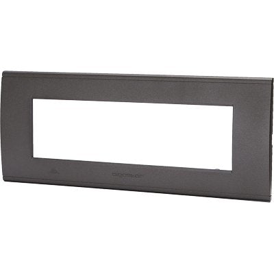 PLACCA COPRIFRUTTI ABL - NERO POSTI 7 MM 208X85- 8 pezzi