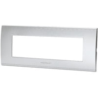 PLACCA COPRIFRUTTI ABL - ARGENTO POSTI 7 MM 208X85- 8 pezzi