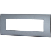 PLACCA COPRIFRUTTI ABL - GRIGIO SCURO POSTI 7 MM 208X85- 8 pezzi