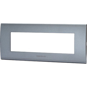 PLACCA COPRIFRUTTI ABL - GRIGIO SCURO POSTI 7 MM 208X85- 8 pezzi