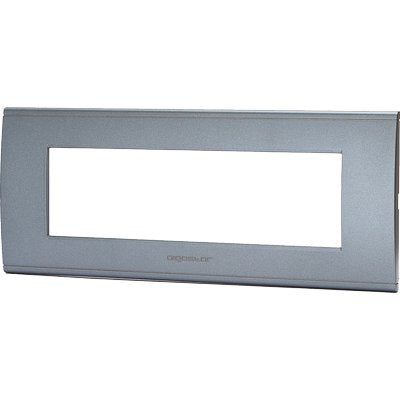 PLACCA COPRIFRUTTI ABL - GRIGIO SCURO POSTI 7 MM 208X85- 8 pezzi