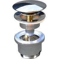 PILETTA CLIC CLAC LAVABO BIDET - ZAMA CROMATO 11/4M- 1 pezzi