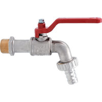 RUBINETTO A SFERA + LEVA 132 ITAP - OTTONE NICHELATO 3/8X3/4- 10 pezzi