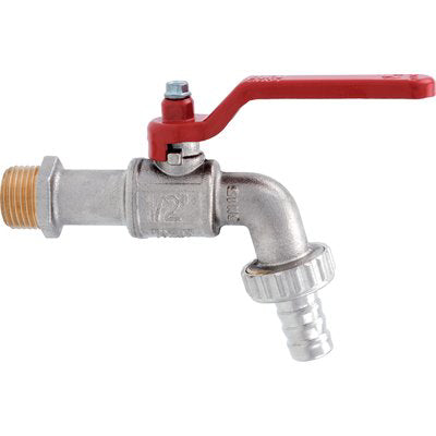 RUBINETTO A SFERA + LEVA 132 ITAP - OTTONE NICHELATO 1X11/4- 4 pezzi