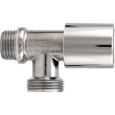 RUBINETTO A VITE X LAVATRICE 226 ITAP - OTTONE CROMATO 1/2MX3/4M- 3 pezzi